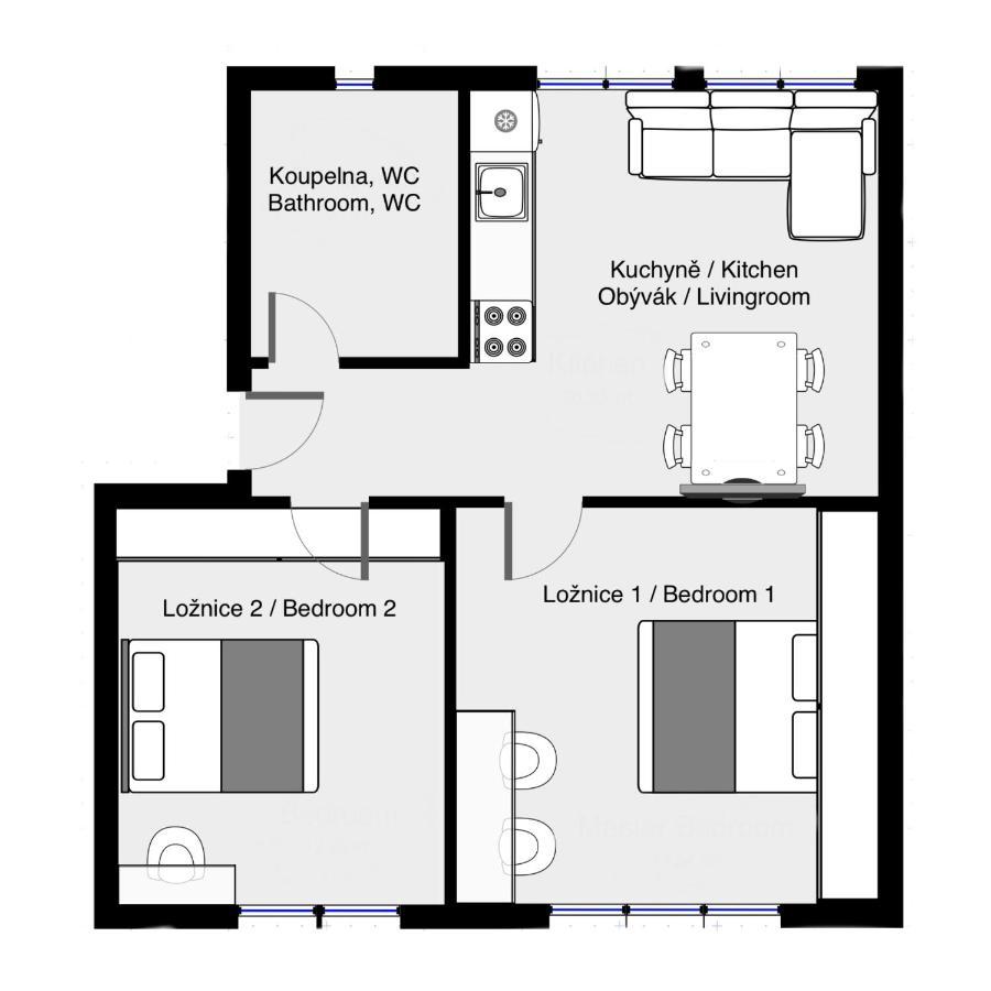 Apartman U Kolonady, ปอดเยบราดิ ภายนอก รูปภาพ